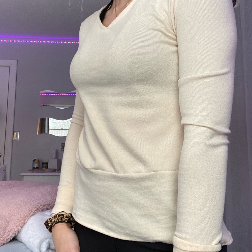 light yellow long sleeve